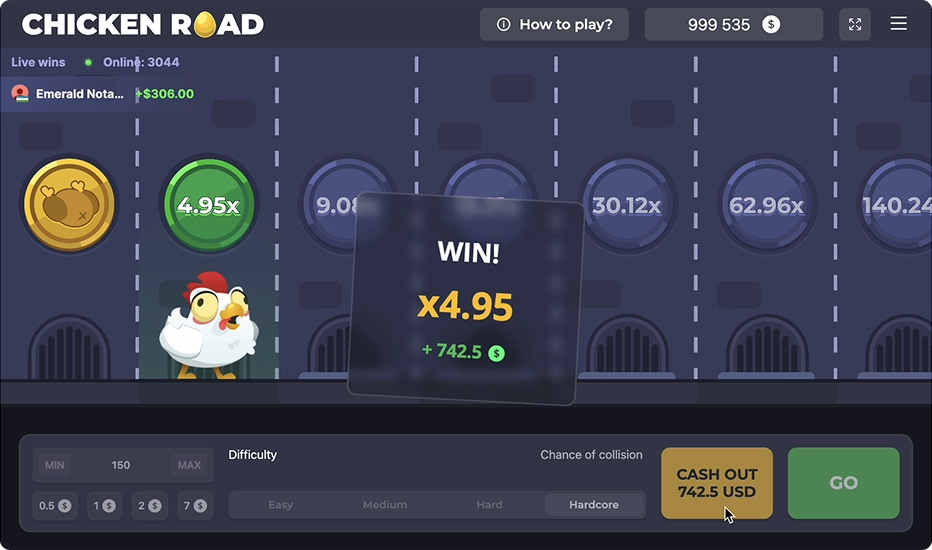 Play and withdraw winnings